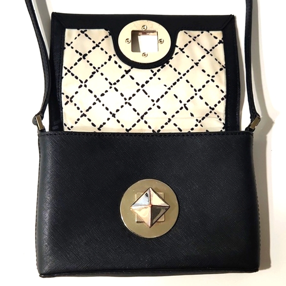 Kate Spade Newbury Lane Black Leather Mini Crossbody Bag - Picture 2 of 15